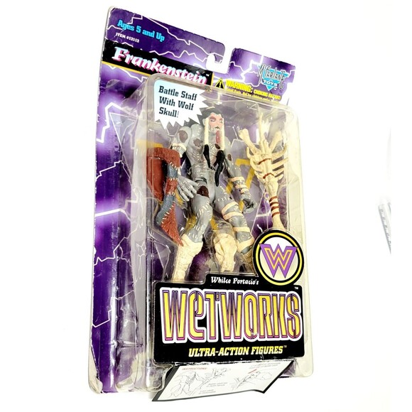 FRANKENSTEIN HORROR MCFARLANE Toy Fig Whilce Action Figure Sealed On Card *READ* - Picture 2 of 13